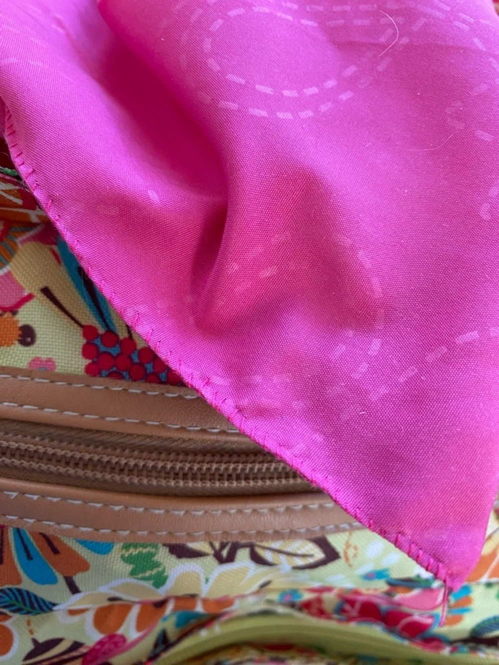 LILY BLOOM Landon Busy Bee Floral Printed Satchel Bag